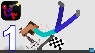 Stickman Backflip Killer Hero - Gameplay Walkthrough Part 1 Parkour Mode All Levels (Android,iOS) screenshot 4