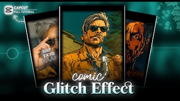 How To Make Trending Comic Glitch Effect transition | Funk Criminal Edit Tutorial | Capcut Tutorial