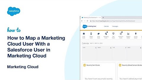 How to Map a Marketing Cloud User w/ a Salesforce User | Salesforce