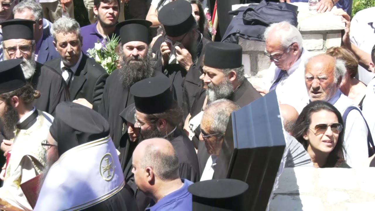 Tαφή Μακαριστού  Μητροπολίτου Φθιώτιδος κυρού Νικολάου 30-7-2019