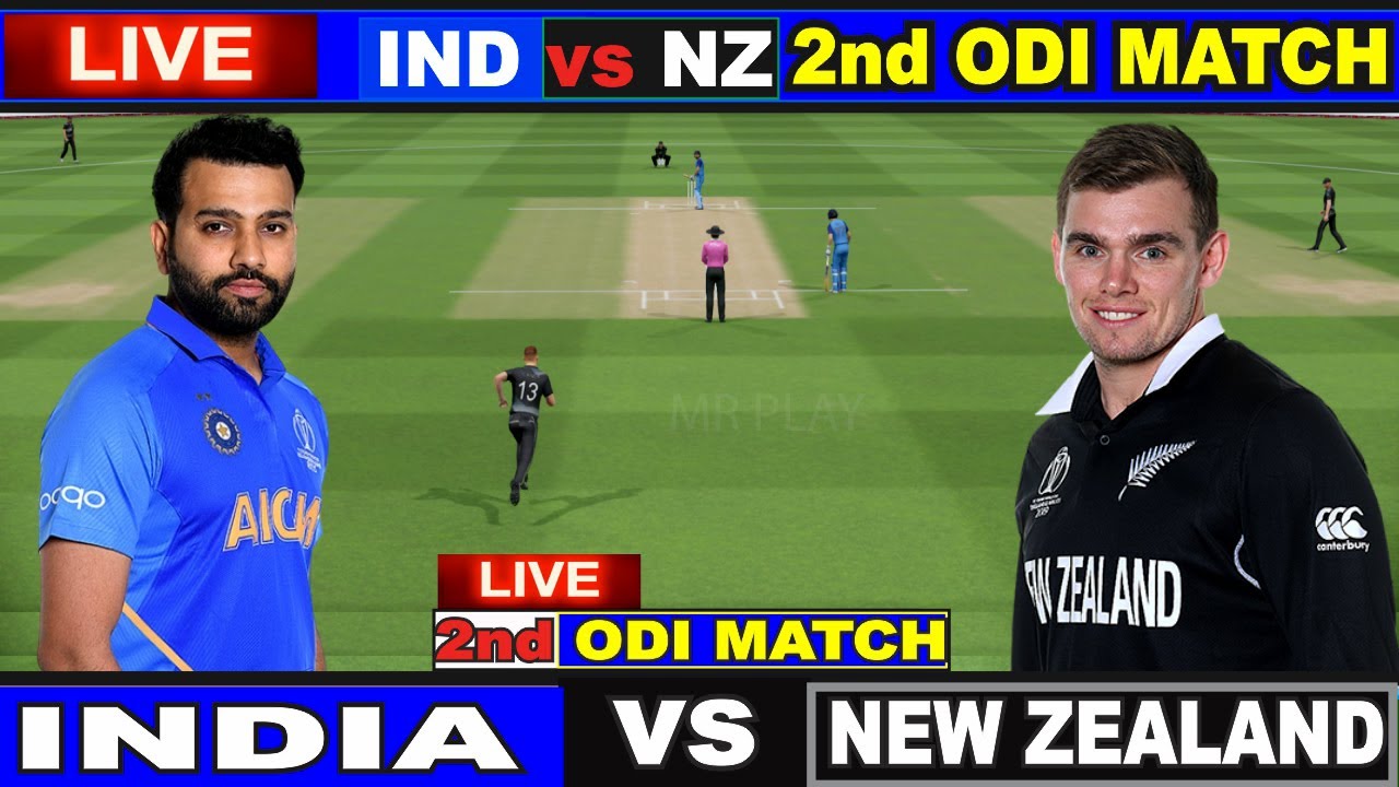 Live IND Vs NZ, 2nd ODI Live Scores and Commentary India vs New Zealand LIVE