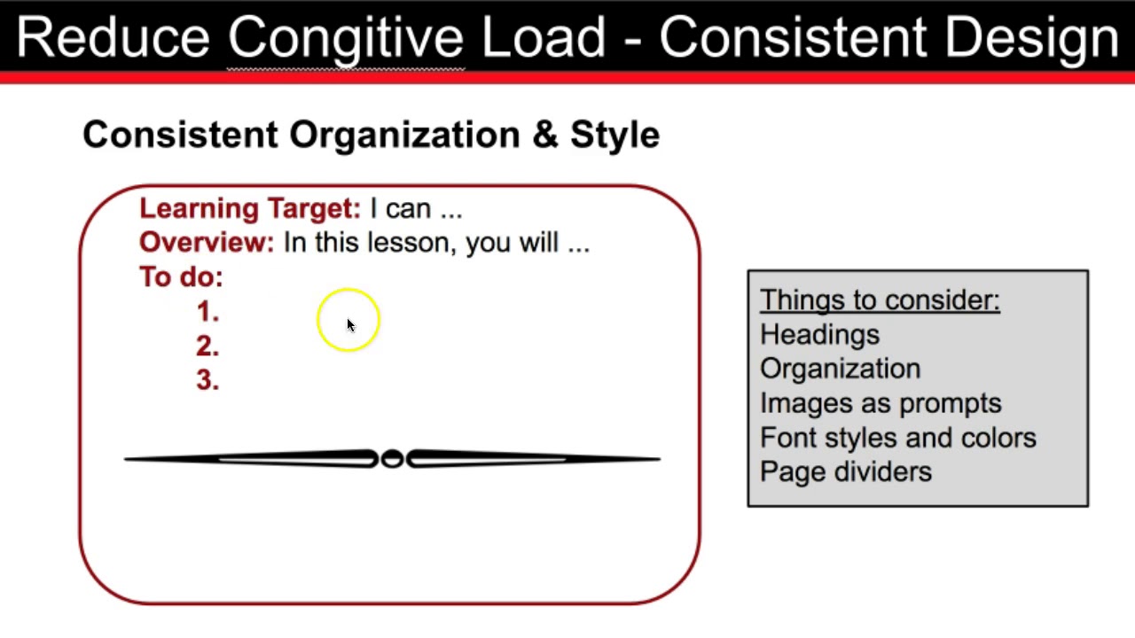 Schoology: Reduce Cognitive Load - YouTube