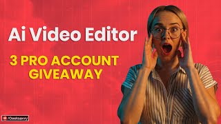 This Ai Automatically Edits Videos In One Click Pro Accounts Giveaway