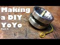 (2/2) Making a Custom DIY YoYo on the Mini Lathe - the axle, etching, & assembly