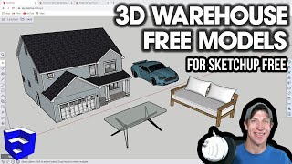 GETTING STARTED with SketchUp Free  Lesson 5  Free Models from the 3D Warehouse