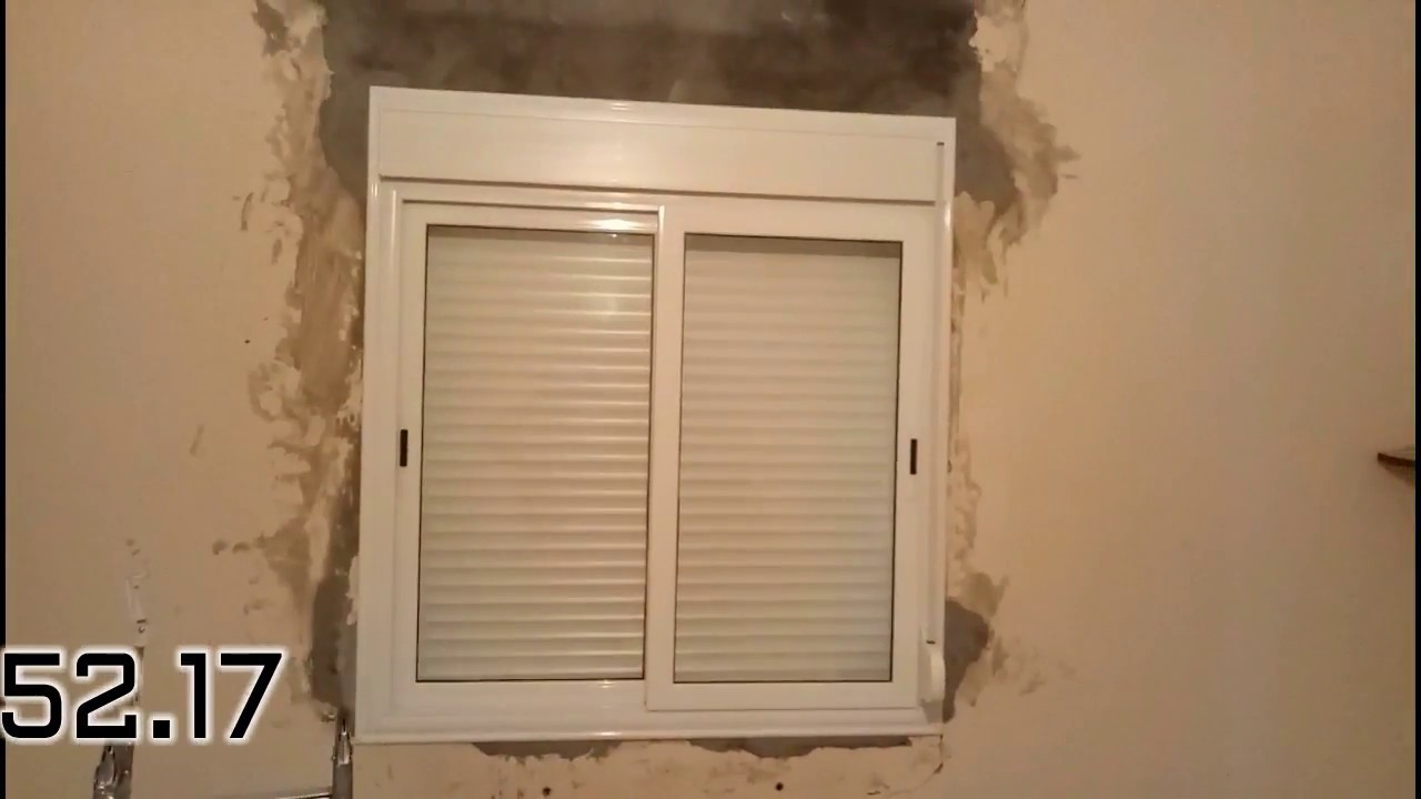 Fenêtre Coulissante avec Rideaux monobloc Etape 03