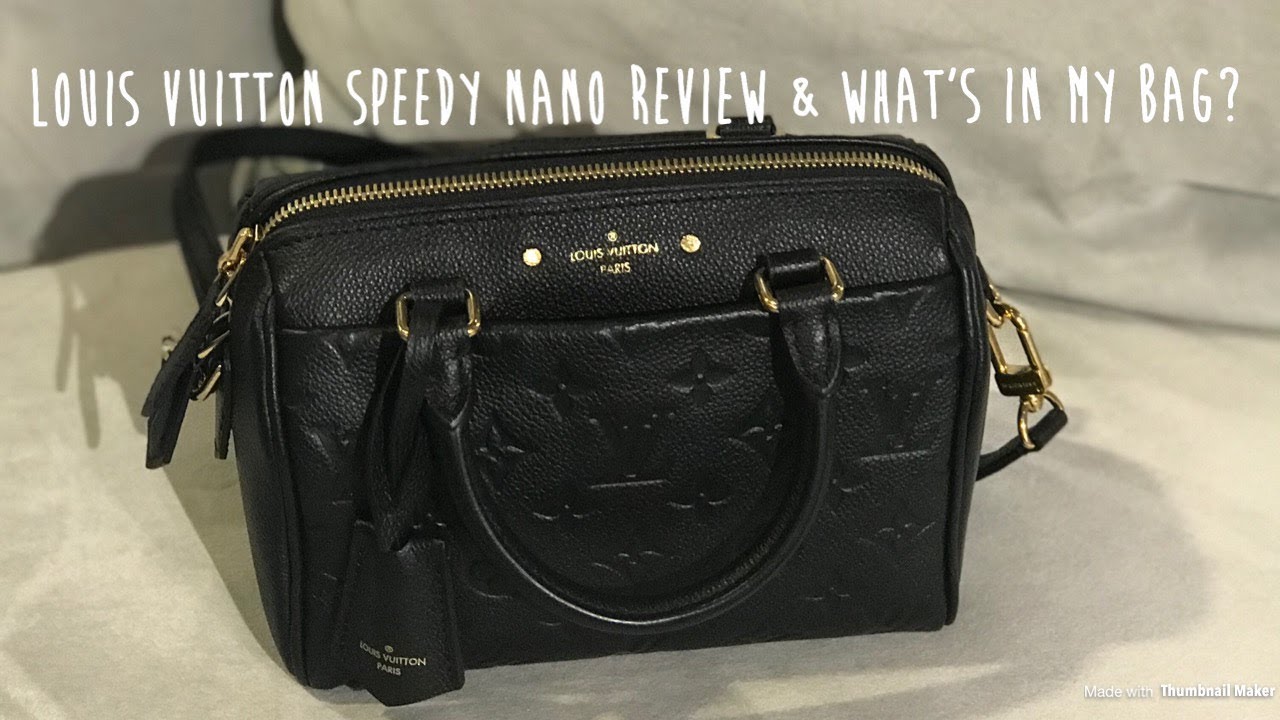 lv black speedy bag