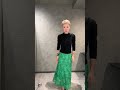 レースマーメイドスカートの着用動画でございます。