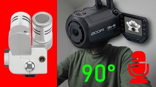 ZOOM Q8n-4K   ZOOM XYH-6 MIC TEST @ 90° | How good performs the XY-capsule for webcam usage?