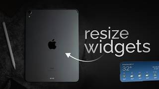 How to Resize Widgets on iPad (tutorial)