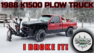 I broke my OBS Chevy plow truck, lets fix it!