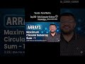 maximum circular subarray sum #shorts #ytshorts #circularSubarraySum #kadanesAlgorithm #arrays #dsa