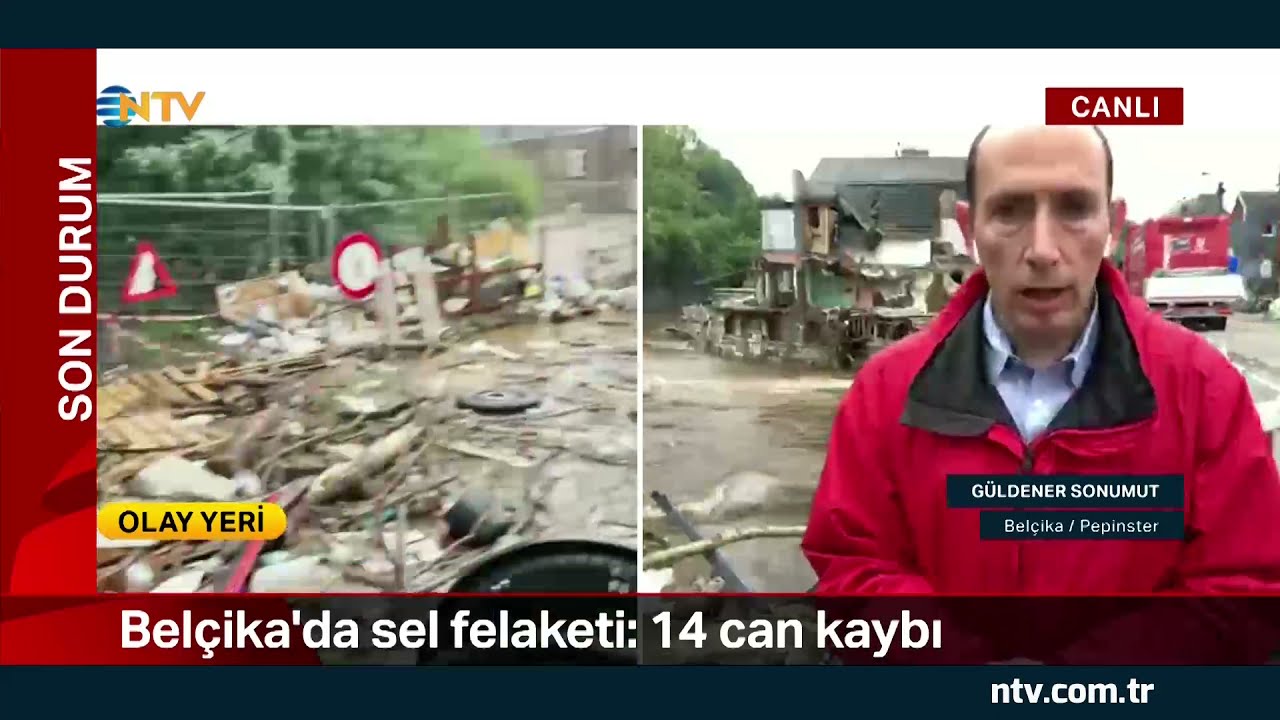 NTV Belçika’daki felaket bölgesinde!