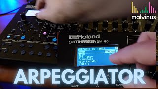Roland SH-4d Arpeggiator | How it works
