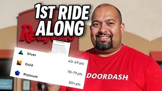 Doordash Ride Along: FIRST Day with the Dasher Reward POINTS SYSTEM