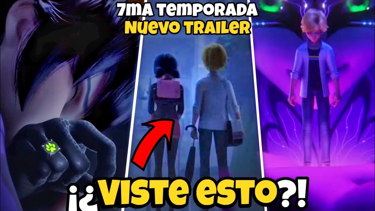 NUEVA escena del paraguas, Adrien AKUMA y Aglaé es Lila | Trailer 7ma Temporada de Miraculous
