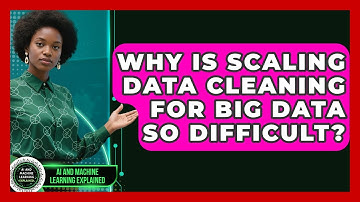 Why Is Scaling Data Cleaning For Big Data So Difficult? - AI and Machine Learning Explained