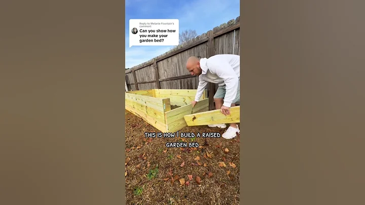 DIY Raised Garden Bed Build #diy #garden #plants thumbnail