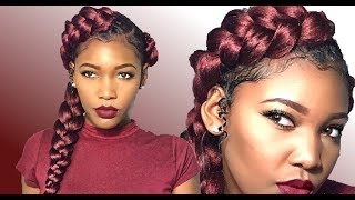 HOW TO: DIY MERMAID BUTTERFLY BRAID 🦋 NATURAL HAIR/LONDON TAYY