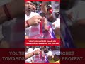 Indian Youth Congress Protests Outside US Embassy Over Donald Trump Remark