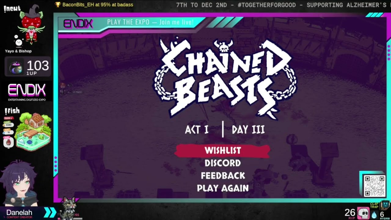 Демонстрация Chained Beasts на Endix Indie Showcase