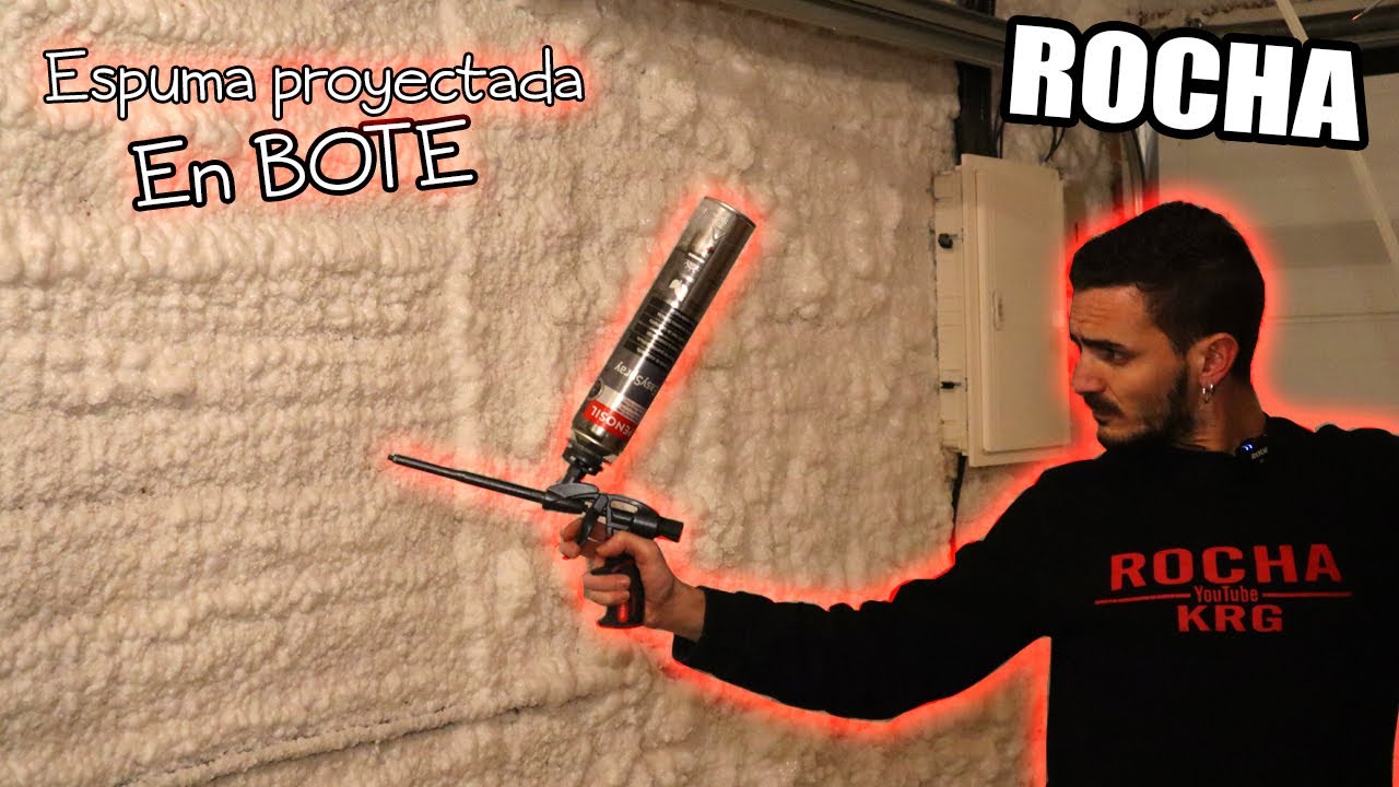 Espuma de Poliuretano proyectable en BOTE ¡¡¡Que cambio en aislamiento