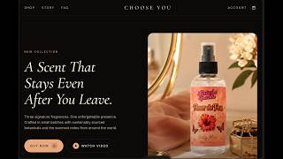 Fragrance Website With NextJS, Typescript & Tailwind.