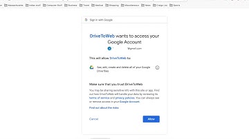 FREE web hosting on Google Drive by using drv tw