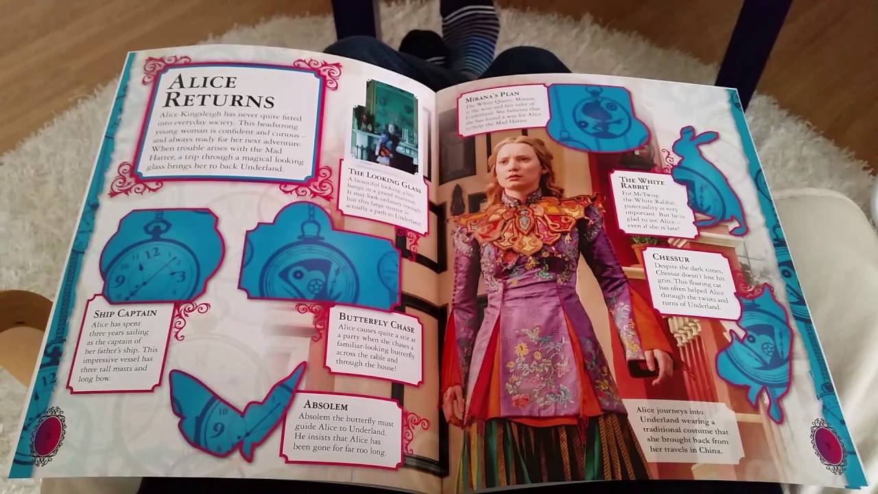 alice through the looking glass review book