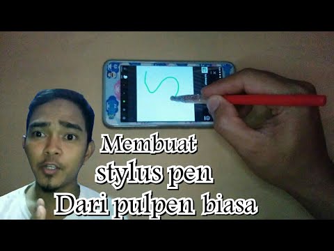Cara mudah membuat stylus pen. 