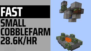 Fast but Small Auto Cobblestone Farm | 28.6k/h