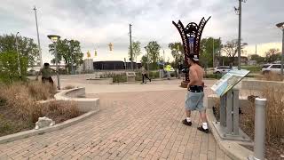 "Fort Street Bridge Interpretive Park" - Detroit, MI.