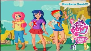 ♡ My Little Pony Equestria Girls Rainbow Dash Dress Up Video Game For Kids screenshot 4