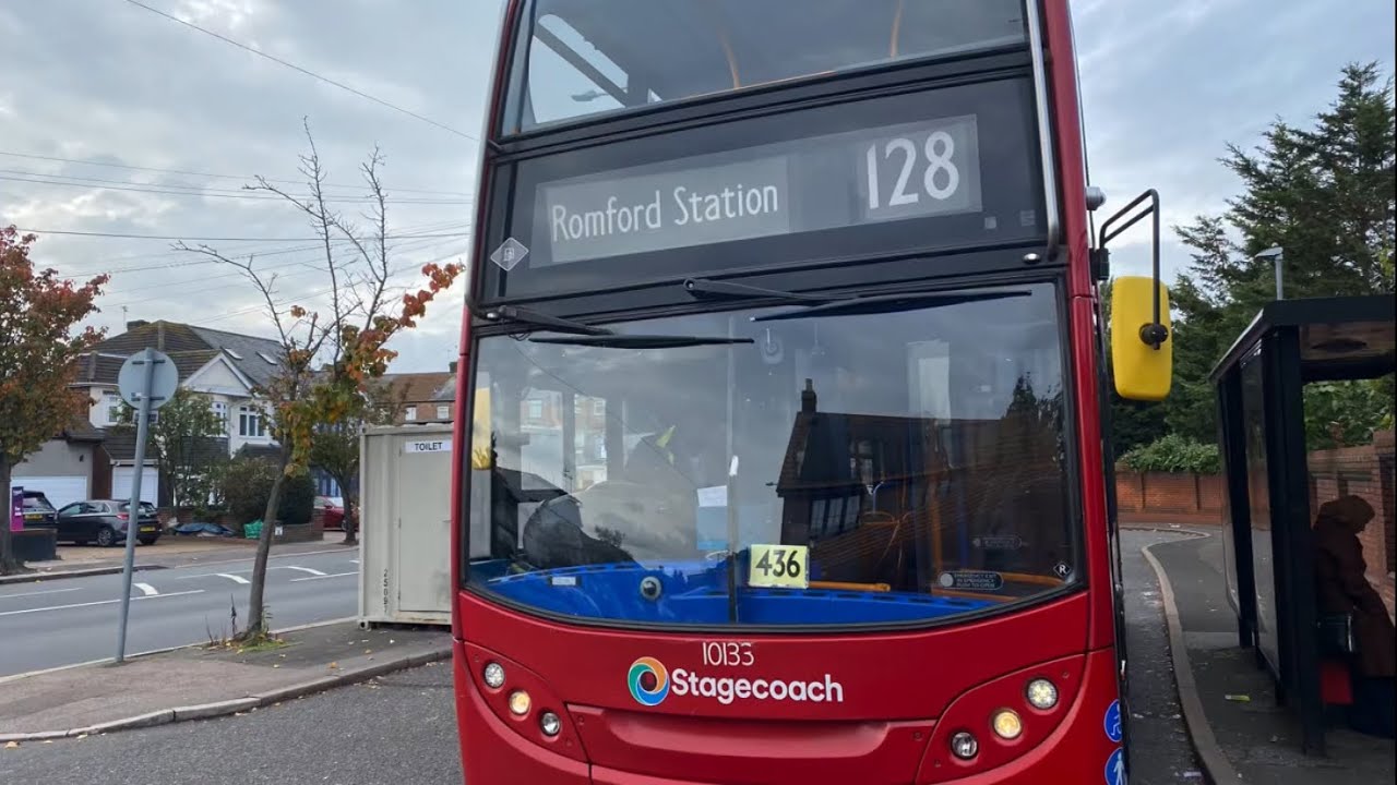 FRV- London Buses route 128- Claybury Broadway to Romford Station