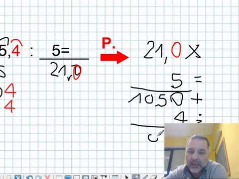La Prova Della Divisione Con I Numeri Decimali Youtube