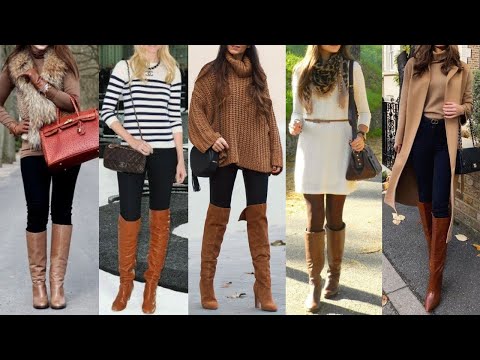 outfits #botas #botines #2021 OUTFITS CON BOTAS-BOTINES 2022 COLOR ARENA 😍  - YouTube