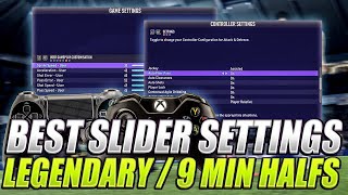BEST REALISTIC FIFA 21 SLIDERS  *LEGENDARY DIFFICULTY 9 MIN HALFS*