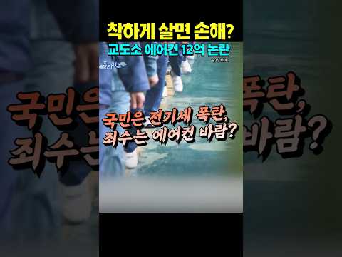12억 냉방비 지원에 난리 난 이유 #교도소에어컨 #혈세낭비 #국민역차별 #정치풍자 #사이다 thumbnail