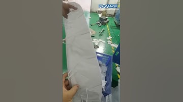 3D KN95 N95 mask automatic making machine commissioning debugging video