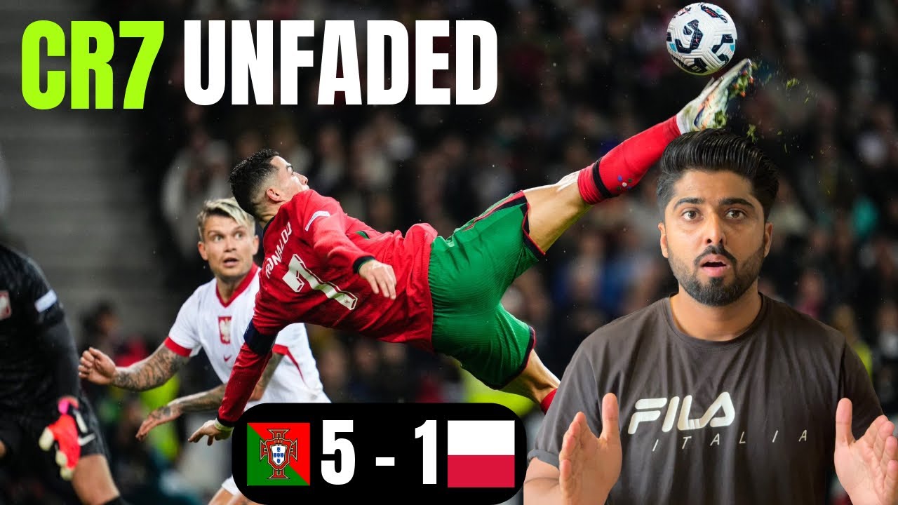 RONALDO’S JAW-DROPPING BICYCLE KICK LEADS PORTUGAL TO A THRASHING 5-1