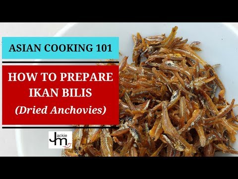 How to Prepare Ikan Bilis - YouTube