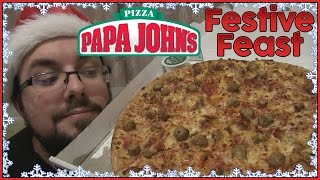Papa John's Festive Feast Pizza Review