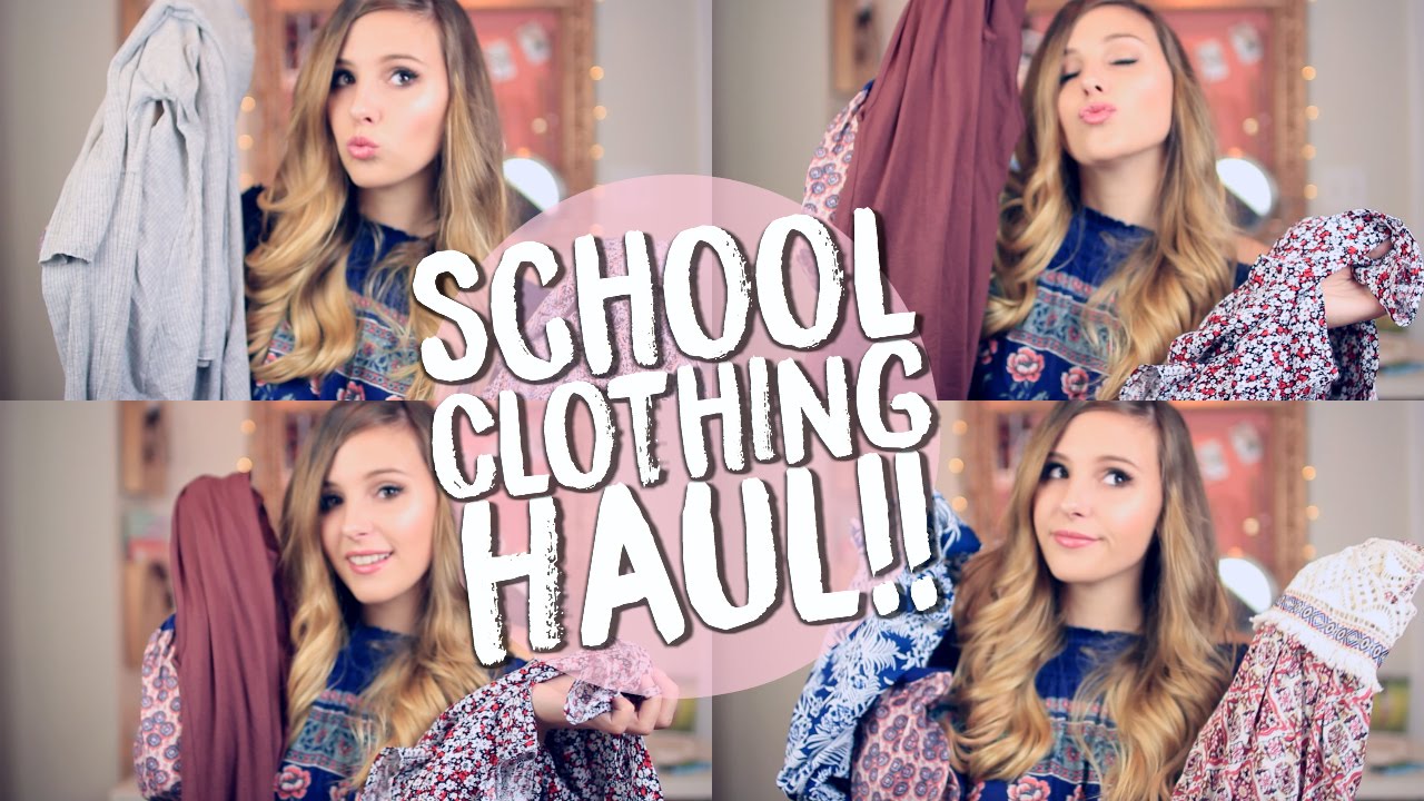 HUGE BACK TO SCHOOL TRY ON CLOTHING HAUL! Urban Outfitters, Target, Goodnight Macaroon, & More!