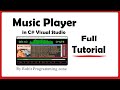 Music Player in C# Visual Studio By Rohit Programming Zone