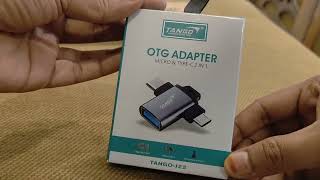 Tango Otg Adapter Unboxing And Review