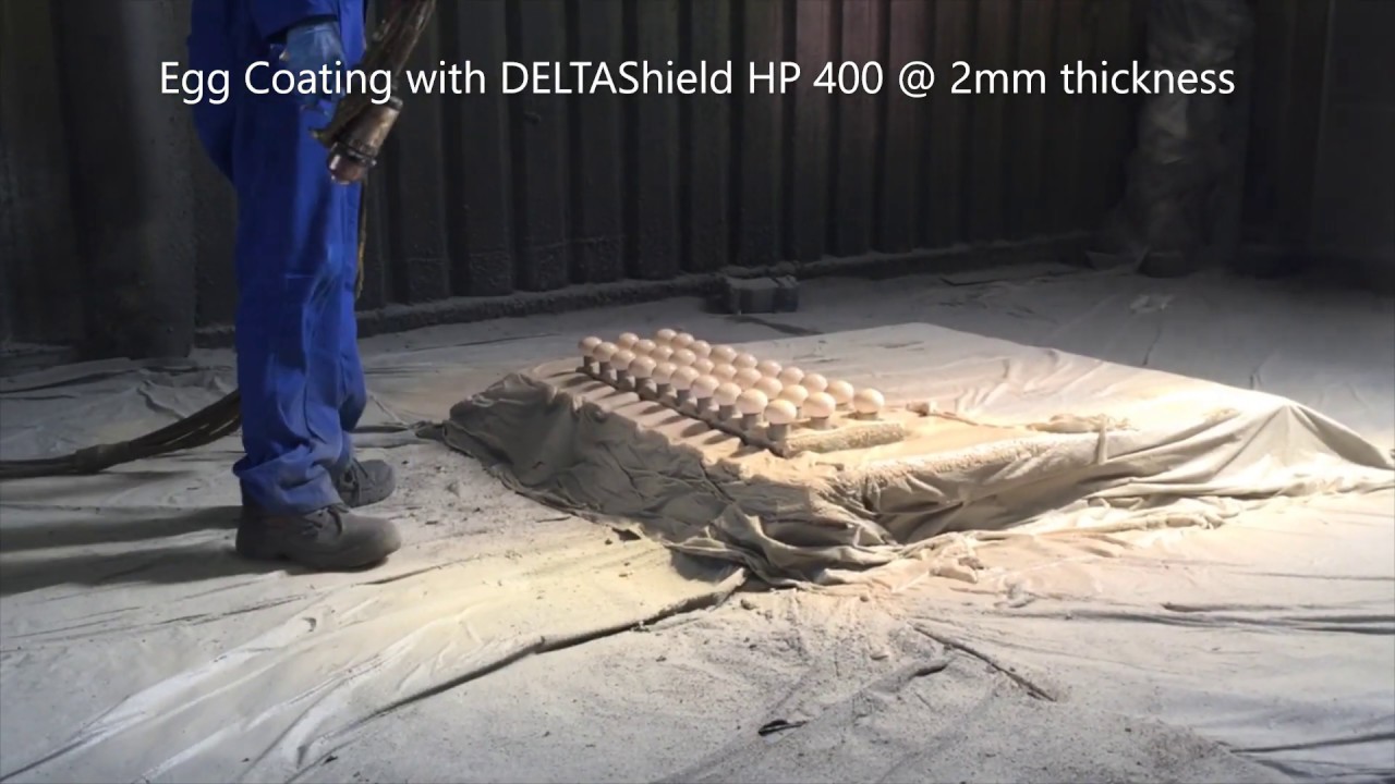 Egg Test with DELTAShield HP 400 Polyurea