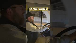 The Great RV Debate.  RV TRAVEL DAY: WOULD YOU RATHER?    #rvlife #shorts #rvtravel