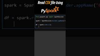 Read CSV File in PySpark | Beginner Tutorial #PySpark #ApacheSpark #BigData #python #DataEngineering