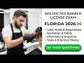 Restricted Barber License Exam 2026 Florida Laws Rules and Theory Practice Test