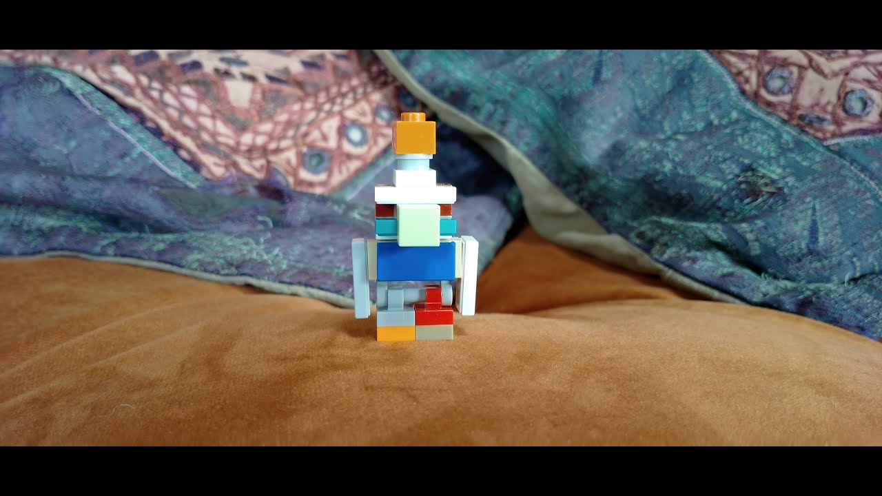 How to build my custom Lego Minecraft copper Golem And copper chest